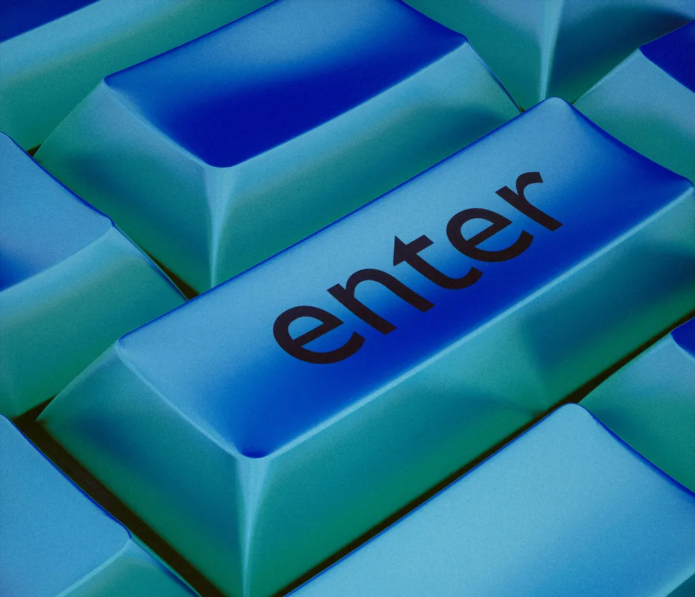 The simple act of pressing enter shows how technology moves the modern world forward